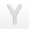 Y Connector, Barbed, Natural - 88301 - Qosina Corp.