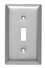 Toggle Switch Openings, One Gang, 430 Stainless Steel - SL1 - Legrand