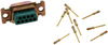 D Sub Connector, Standard, 9 Position, Plug; No. Of Contacts Cinch Connectivity Solutions -- 45F844