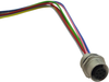 Sensor Connector, M12, Rcpt, 8Pos, Panel; Product Range Amp - Te Connectivity - 54AH7906 - Newark, An Avnet Company