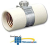 Leviton Porcelain Lampholder Keyless Side Outlet Twin -.. - 4006 - TelephoneStuff.com