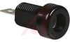 Jack, Insulated; Black; 1500 V (RMS); Nylon; Brass, Tin Plate; 115 degC - 70183112 - Allied Electronics, Inc.