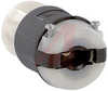 Connector Body; 20 A; 250 VAC (3 Phase); L15-20R (NEMA); Black/White; 75 degC - 70116415 - Allied Electronics, Inc.