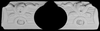 Plaster Ornament, Leaf - 805-22A - Deco Craft USA