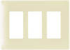 Decorative Finish Screwless Wall Plates with Decorator Openings -- SW263BC - Image