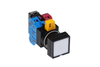 IDEC Pushbutton Illuminated - HW2L-M1F11Q-W-12V - Galco Industrial Electronics