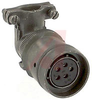 connector,metal circ,class e,angle plugw/clamp,sz 14,5#16 solder socket,olive - 70011495 - Allied Electronics, Inc.