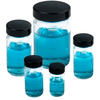 Wide Mouth Medium Round Glass Bottles with Caps - 72507 - U.S. Plastic Corporation