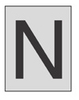 Bradylite Reflective Numbers & Letters - 5900-N - Brady Corporation