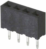 4 Pos. Female SIL Vertical Throughboard Conn. - M22-7130442 - Harwin Plc