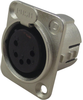 Connector, Xlr, Jack, 5Pos; No. Of Contacts Deltron Components - 69K6201 - Newark, An Avnet Company