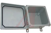 ENCLOSURE,FIBERGLASS,NEMA,IP66,UL508-4X,LIGHT GRAY,7.75HX7.75WX4.8DIN - 70147759 - Allied Electronics, Inc.