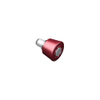 Spring Loaded Plunger, Press-in, Large Size, Without hold-open feature, Steel, Red Knob - 56-260-013 - Southco