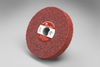 3M Scotch-Brite MF-WL Convolute Aluminum Oxide Medium Deburring Wheel - Coarse Grade - Arbor Attachment - 6 in Diameter - 1 in Center Hole - Thickness 1/2 in - 05394 -- 048011-05394 - Image