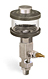 Clear View Single Feed Manual Lubricator, 2 1/2 oz Acrylic Reservoir, 1/4” Male NPT - B4461-002AB2W - Oil-Rite Corp.