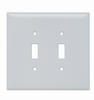 Toggle Switch Openings, Two Gang, White - SPO2W - Legrand