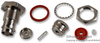 Rf/coaxial Bnc Bulkhead Jack 50 Ohm Clamp/sldr; Connector Type Amphenol Rf - 50F1606 - Newark, An Avnet Company