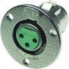 Connector, Xlr, Jack, 3 Position; No. Of Contacts Switchcraft/conxall - 27F059 - Newark, An Avnet Company