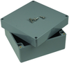 Enclosure, Junction Box, Plastic, Gray; Enclosure Type Bud Industries -- 91F3922