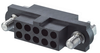 3+3 Pos. Female DIL Cable Housing, Jackscrews - M80-4130698 - Harwin Plc