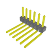 Headers, Male Pins - 612-TSW-106-10-T-S-RA-ND - DigiKey