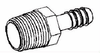 PVC Insert Fittings:Reducing Male Adapter:Mipt x Reducing Insert -- 1436-072 Mipt x Reducing Insert - Image