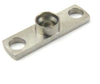 SMP Male (Plug) Full Detent Shroud 2 Hole Flange (Panel Mount), Passivated Stainless Steel Body, Length 0.165 In - SC5306 - Fairview Microwave Inc.