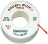 Desoldering Braid, 30.5M X 2Mm, Copper; Braid Material Chemtronics - 72C3836 - Newark, An Avnet Company