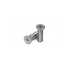 M6 Cross Recessed Flat Head Machine Screw, Stainless Steel -- S700NFM06010 - Image