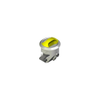 Novibra Push-to-Close Latch, Type 2 , Plastic, White Body, Satin Cup, Diamond Brass Handle - MP-02-103-724 - Southco