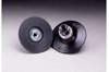 3M Roloc 84993 Extra Hard Black Roloc Quick Change Disc Pad - 3 in DIA - M14 - 2.0 Internal Thread Attachment - 051144-84993 - R. S. Hughes Company, Inc.