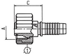 Two-Piece Fittings, Standard Inserts, International End Configurations - Pressure Wash Female (Type K) - A Series - A-0522-FPWS - Kuriyama of America, Inc.