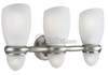 Three-Light Wall Bracket Light Fixture - P3264-09 - bulbs.com
