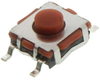 Tactile Sw, Spst, 0.05A, 12Vdc, Solder; Product Range E-Switch - 15N9640 - Newark, An Avnet Company