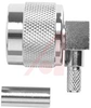 N RIGHT-ANGLE PLUG, 50 OHM, CRIMP TYPE,RG55, 142, 223 - 70197449 - Allied Electronics, Inc.