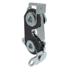 Rotary Push-to-Close Latch, Large Size, Single Stage with Bumper, Dual Trigger, Perpendicular / Bottom, M6 Thread, Steel, Zinc Plate, Bright Chromate, Bright - R4-30-12-705-10 - Southco