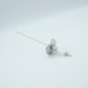 Power Feedthrough with Power Glove Connector, 20,000 Volts, 30 Amps, 1 Pin, 0.094″ Copper Conductor, 1.57″ QF / KF Flange - A5983-1-QF - MPF Products, INC.