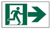 Glow-In-The Dark Safety Guidance Sign - NYC Approved - 81903 - Brady Corporation