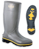 Servus Pro 75102 Black/Gray/Red 15 Plain-Toe General Purpose Work Boots - 15 in Height - PVC Upper and PVC Sole - 75102 SZ 15 - 75102 SZ 15 - R. S. Hughes Company, Inc.