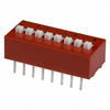 GRAYHILL 78B08ST DIP / SIP Switch, 78 Series, SPST, Through Hole, 8 Circuits, DIP Sealed, 30 VDC -- 330-78B08ST - Image