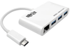USB 3.1 Gen 1 USB-C Portable Hub/Adapter, 3 USB-A Ports and Gigabit Ethernet Port, Thunderbolt 3 Compatible, 0.9A -- U460-003-3AG