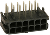 Connector, Header, 12Pos, 2Row, 3Mm; Connector Systems Molex - 06X9228 - Newark, An Avnet Company