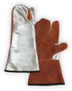 Chicago Protective Apparel Leather Heat-Resistant Mitt - WSOF-ALUM - WSOF-ALUM - R. S. Hughes Company, Inc.