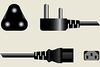 South African Detachable Power Cord -- A7307 - Image