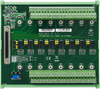 68-pin SCSI DIN-rail Wiring Board with CJC -- PCLD-8810I