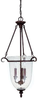 9310MBZ Foyer/Hall Lanterns-Glass w/Frame - 785922 - Capital Lighting, Inc.