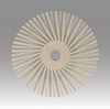 3M Scotch-Brite Ceramic RB-ZB Radial Bristle Brush - Fine Grade - 3/8 in Center Hole - 3 in Outside Diameter - 24281 - 048011-24281 - R. S. Hughes Company, Inc.