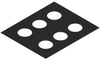 Rack Mounting Solutions - Rack Accessories - Cabinet Top Panels - C2T1931FBK1 - Hammond Manufacturing Company Inc.