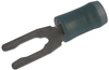 Terminal, Spade/fork, #6, Crimp, Blue; Product Range Amp Te Connectivity - 66H7107 - Newark, An Avnet Company