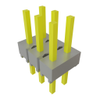 Headers, Male Pins - 612-MTSW-103-07-G-D-185-ND - DigiKey
